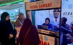 Warga Palopo, Ada Cek Kesehatan Gratis di Gerai Samsat  di Pasar Rakyat Pancasila 