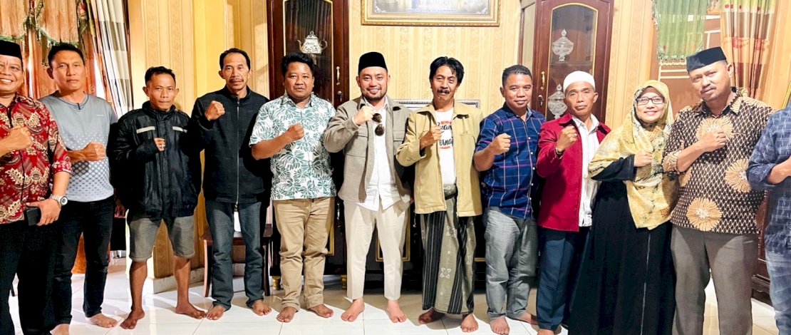 Pengusaha muda, H Hardiman J Saing Rewa, bersilaturahmi dengan sejumlah kepala desa di Kabupaten Bantaeng, Kamis, 19 Januari 2022.
