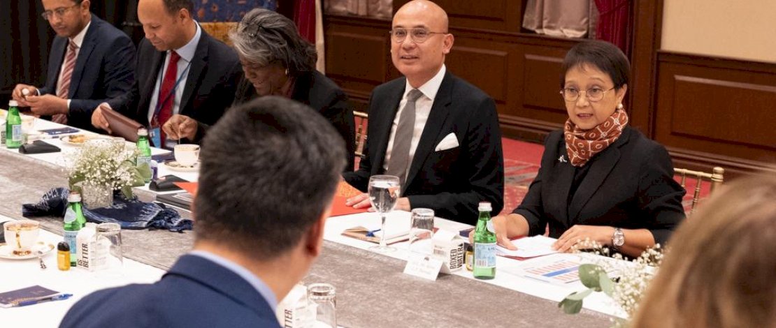 Safari di New York, Menlu Retno Perjuangankan Pendidikan Layak Begi Perempuan di Afganistan