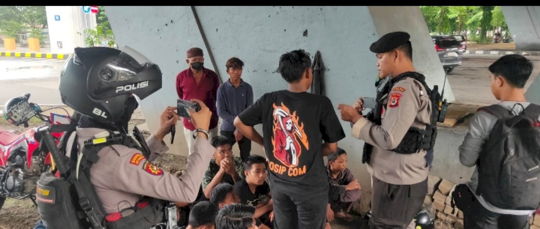 Rayakan HUT Komunitas dengan Konvoi Motor, 19 Remaja Diamankan Polisi Rayakan HUT Komunitas dengan Konvoi Motor, 19 Remaja Diamankan Polisi