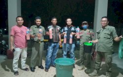 Gelar Razia, Satpol PP Selayar Amankan 50 Liter Miras Tradisional