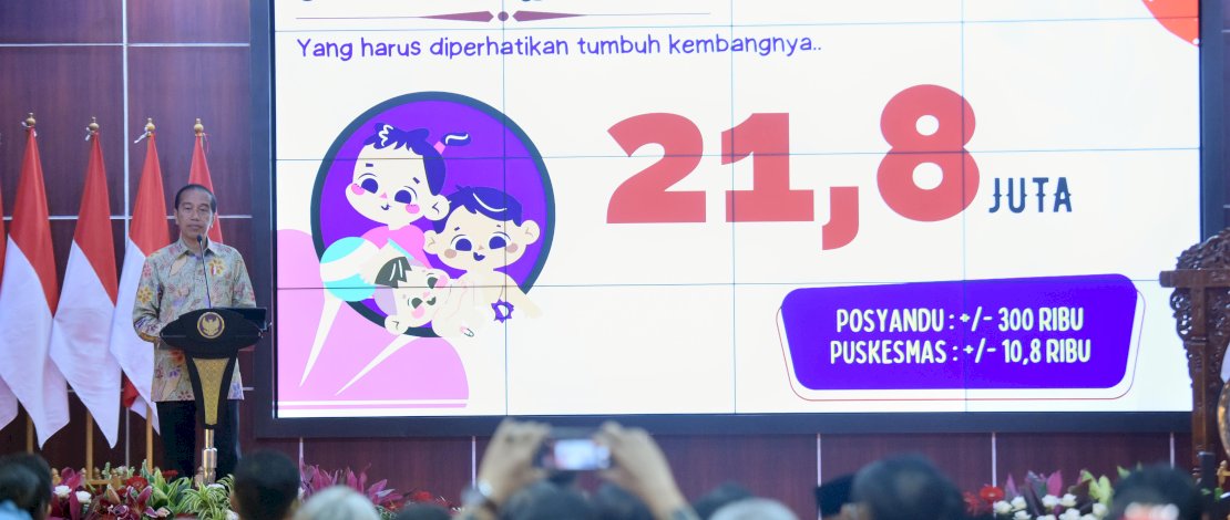 Presiden Jokowi membuka Rakernas Banggakencana dan Penurunan Stunting, Rabu (25/01/2023), di Jakarta.
Presiden Jokowi membuka Rakernas Banggakencana dan Penurunan Stunting, Rabu (25/01/2023), di Jakarta.