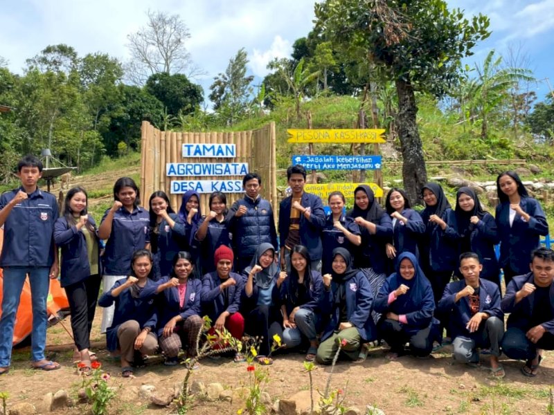 Mahasiswa KKN Unibos Kembangkan Objek Wisata Desa Kassi Jeneponto 