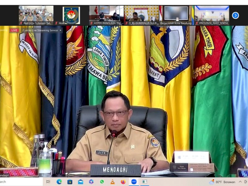 Gubernur Andi Sudirman Hadiri Rakor Pengendalian Inflasi