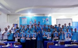 Poster Anis Matta Presidenku Ramaikan Konsolidasi Partai Gelora di Bone