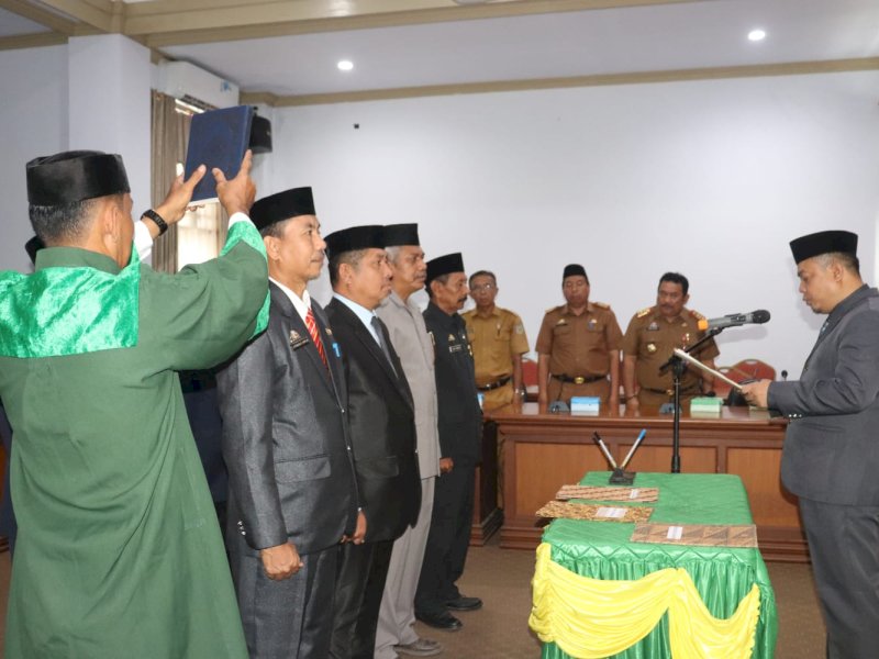 Sekda Selayar Kukuhkan Pejabat Pimpinan Tinggi Pratama, Ini Daftarnya...