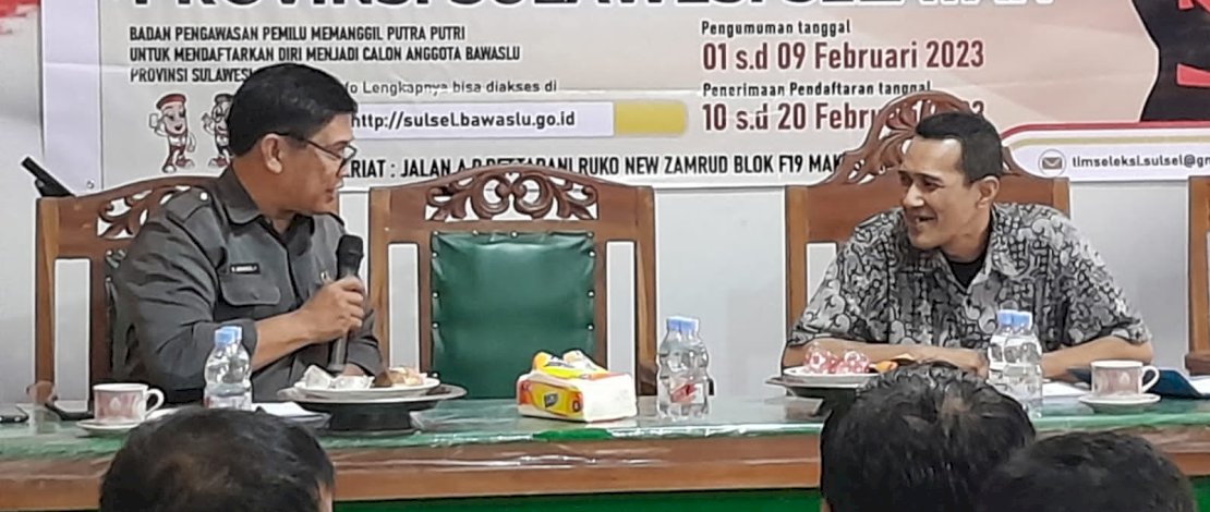 Timsel Calon Anggota Bawaslu Sulsel sebut Pendaftaran Bakal Dipermudah