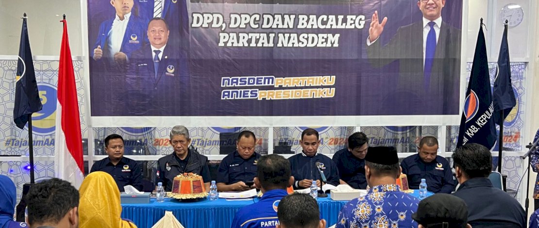 Klaim Punya Bacaleg Berkualitas dan Infrastruktur Lengkap, Nasdem Selayar Yakin Duduki Kursi Ketua DPRD