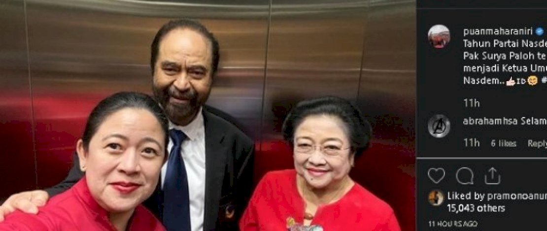 PDIP Tanggapi Kode Surya Paloh ingin Bertemu Megawati Soekarnoputri