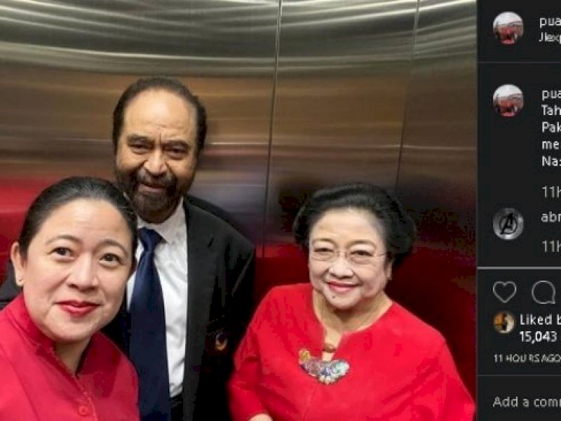 PDIP Tanggapi Kode Surya Paloh ingin Bertemu Megawati Soekarnoputri