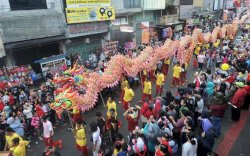 2.000 Pelajar SD Ramaikan Karnaval Budaya Cap Go Meh 2023