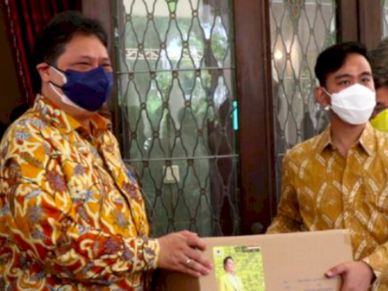 Airlangga Hartanto Bertemu Gibran Bahas Pilgub Jakarta 2024