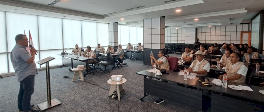 Relawan Anies Baswedan Bagian Timur Indonesia atau Relabatin, menggelar Rapat Koordinasi Nasional (Rakornas) di Hotel Teraskita, Jalan AP Pettarani Makassar, Rabu, 8 Februari 2023.