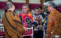 Wali Kota Parepare Taufan Pawe Hadiri Pisah Sambut Kejati Sulsel