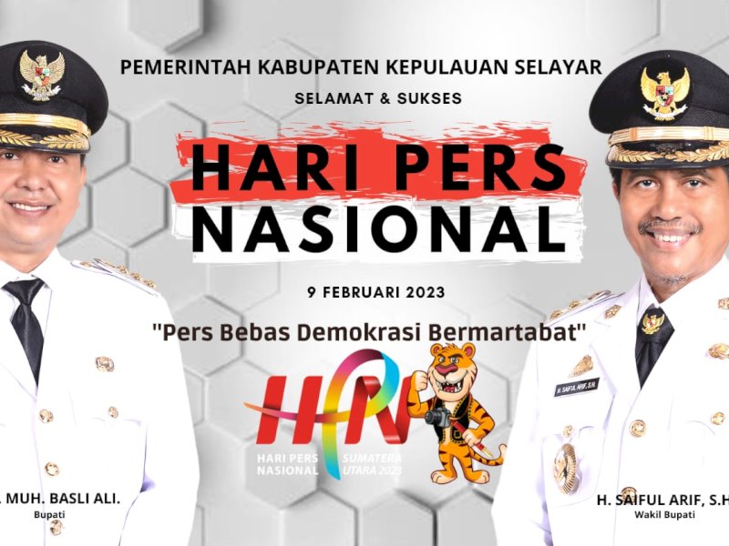 HPN 2023, Basli Ali - Saiful Arif Sampaikan Terima Kasih Pada Seluruh Insan Pers