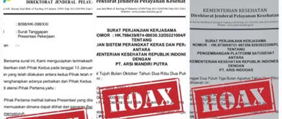 Kemkes Temukan 3 Surat Palsu Soal&nbsp;Program SATUSEHAT