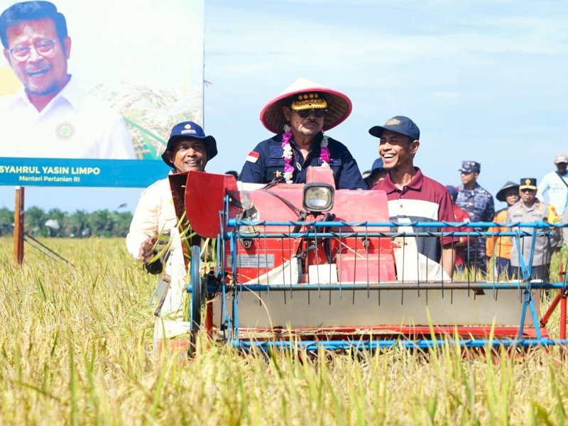 Panen Raya di Bengkulu, Mentan SYL Apresiasi Keberhasilan Petani Tingkatan Produksi