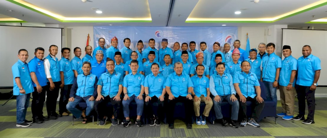 Rapat Koordinasi Nasional Konsolidasi Pemenangan Pemilu 2024, yang digelar Partai Gelora, di Pomelotel Jakarta, kemarin. 