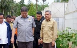 Taufan Pawe Dampingi Airlangga Hartarto dan Agus Gumiwang Kunker ke PT Vale Sorowako