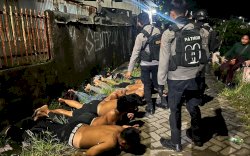 Bersiap Serang Warga, 10 Kawanan Geng Motor Ditangkap