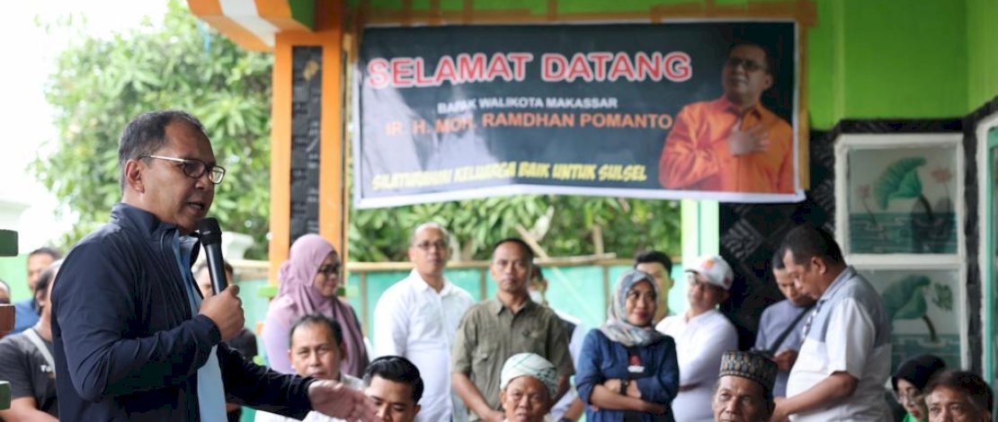 Ketua Ikatan Keluarga Alumni (IKA) Universitas Hasanuddin (Unhas) Sulsel, Moh Ramdhan "Danny" Pomanto, berkunjung ke Kabupaten Pangkep, kemarin, Sabtu, 11 Februari 2023.