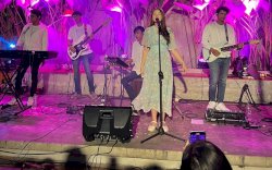 Raisa Anggiani Meriahkan Event Concert With Live di Chill Coffe Bone