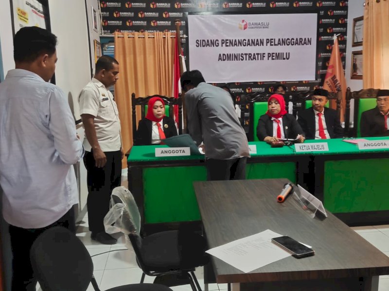 Terbukti Langgar Administrasi Pemilu, KPU Bone Hanya Diberi Sanksi Teguran