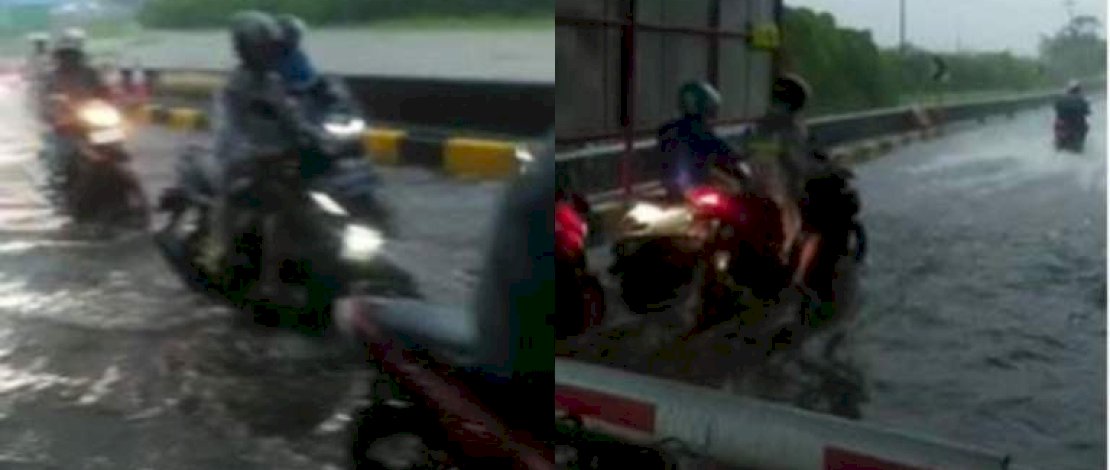 Heboh Ricuh Pemotor Terobos Tol di Makassar, Direktur Ditlantas Polda Sulsel: Itu tidak jadi masalah