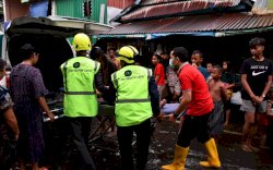 Banjir Makassar, IZI Sulsel Dirikan Dapur Umum di Titik Pengungsian