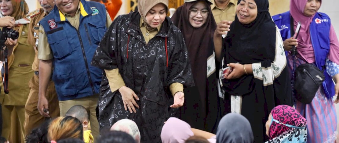 Wakil Wali Kota Makassar Tinjau Kondisi Korban Banjir dan Kesiapan Dapur Umum