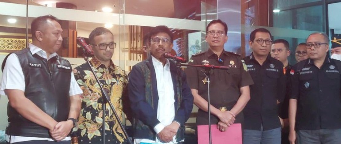 Menkominfo Johnny G Plate Diperiksa Selama 9 Jam Terkait Kasus Korupsi BTS 4G