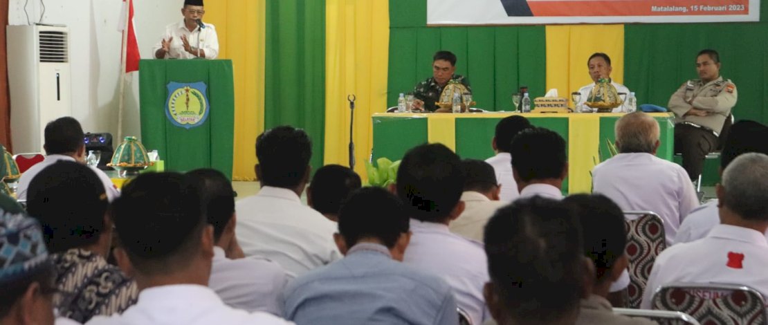 Pemerintah Kecamatan Bontoharu melaksanakan Musyawarah Rencana Pembangunan untuk Tahun 2024, di Aula Kantor Camat Bontoharu, Rabu, 15 Februari 2023.