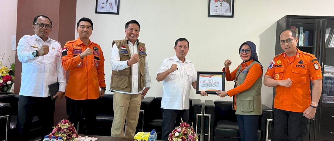 Pemkot Makassar Dapat Bantuan Dana Siap Pakai dari BNPB Senilai Rp 350 Juta 