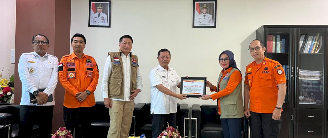 Pemkot Makassar Terima Dana Siap Pakai Rp350 Juta dari BNPB