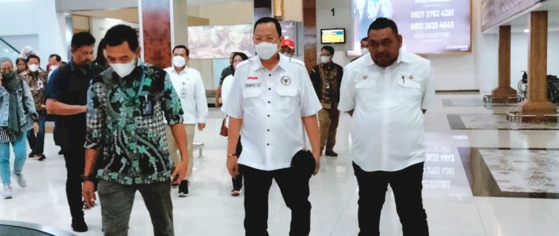 Andi Nur Alam Syah dalam kunjungannya di Solo, Jumat, 17 Februari 2023.