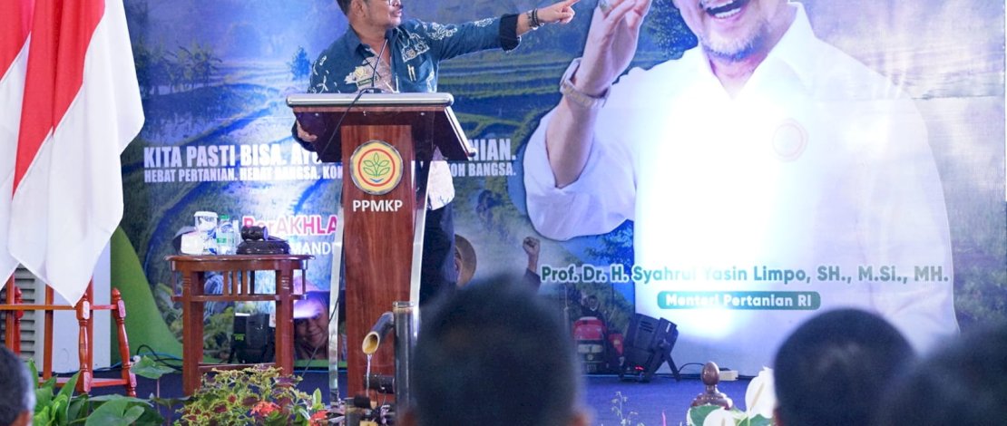 Mentan SYL saat menghadiri penutupan Pelatihan Teknis Penguatan Kelembagaan Petani bagi Petani Milenial, di Ciawi, pada Jumat, 17 Februari 2023. Mentan SYL saat menghadiri penutupan Pelatihan Teknis Penguatan Kelembagaan Petani bagi Petani Milenial, di Ciawi, pada Jumat, 17 Februari 2023.