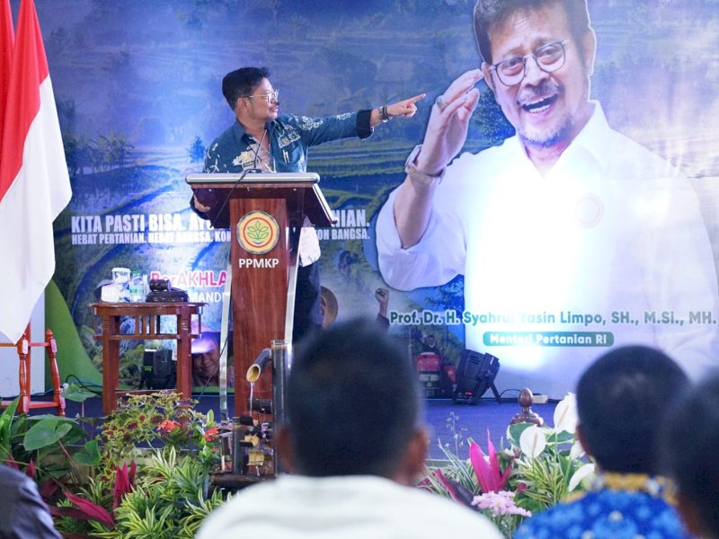 Mentan: Petani Muda Bisa Bergerak di Produksi dan Pengolahan