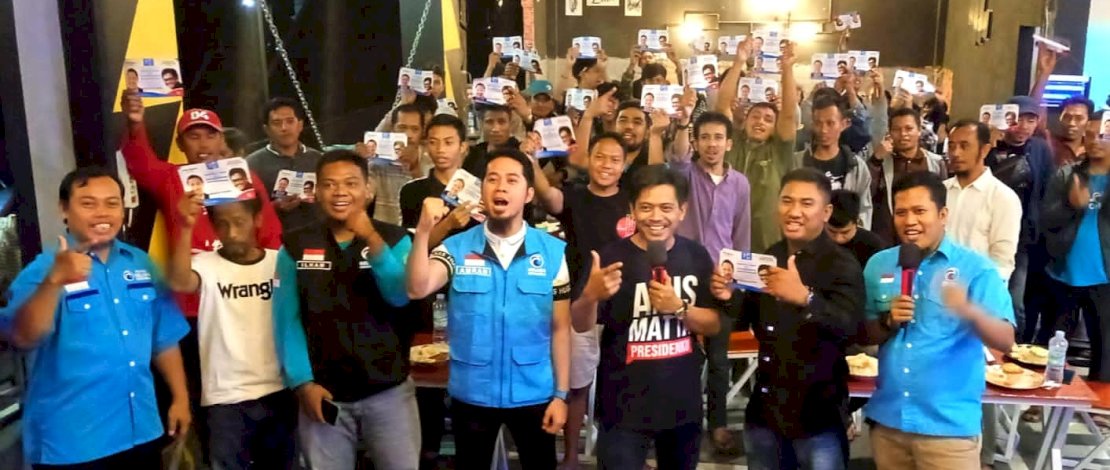 Tamsil saat temu milenial di Wajo