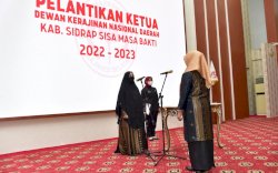 Lantik Ketua Dekranasda Sidrap, Ini Pesan Naoemi Octarina