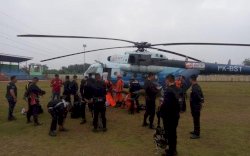 Helikopter Polda Jambi Mendarat Darurat di Gunung Kerinci, Tim SAR Lakukan Evakuasi