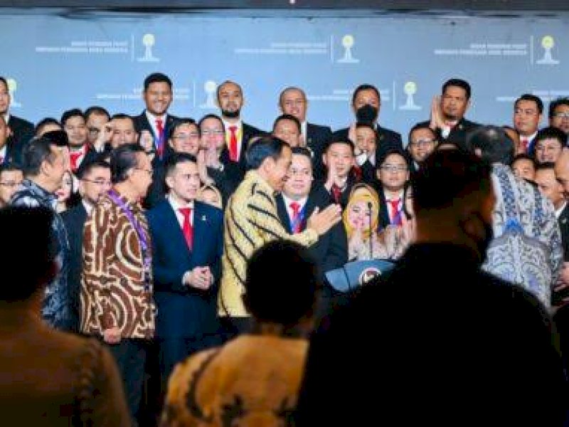Jokowi Ogah Absen Capres Cawapres di Acara Pelantikan HIPMI: Ini Organisasi Bukan Partai Politik