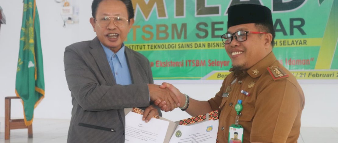 Bupati Kepulauan Selayar diwakili Asisten Pemerintahan dan Kesejahteraan Rakyat, Yunan Krg Tompobulu, menghadiri peringatan Milad Pertama Institut Teknologi, Sains dan Bisnis Muhammadiyah (ITSBM) Selayar, Selasa, 21 Februari 2023. Bupati Kepulauan Selayar diwakili Asisten Pemerintahan dan Kesejahteraan Rakyat, Yunan Krg Tompobulu, menghadiri peringatan Milad Pertama Institut Teknologi, Sains dan Bisnis Muhammadiyah (ITSBM) Selayar, Selasa, 21 Februari 2023.