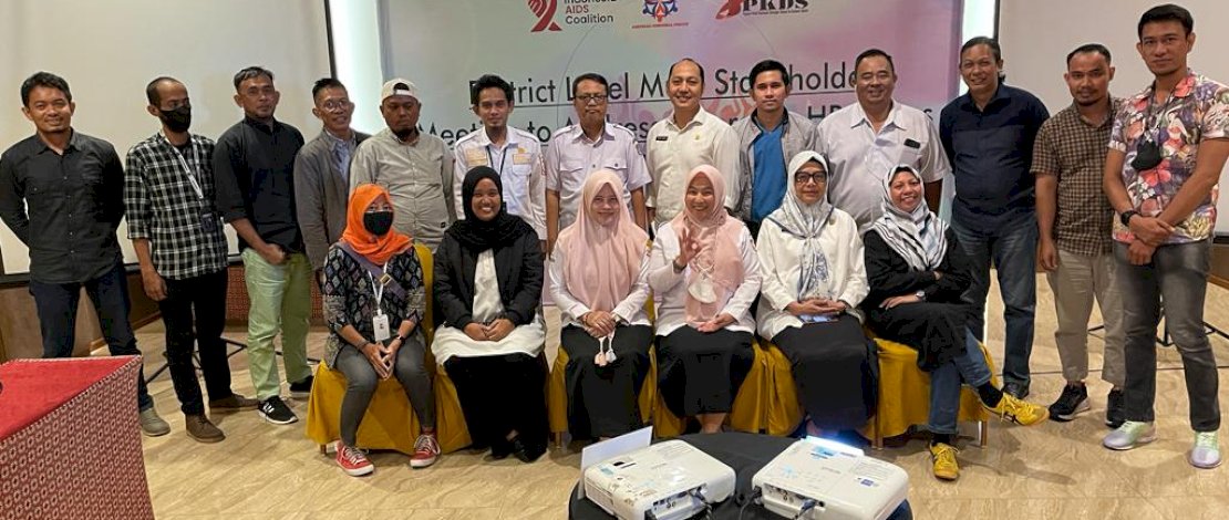 Diskusi bersama Tim Pokja HIV Kota Makassar, Kamis, 23 Februari 2023.
