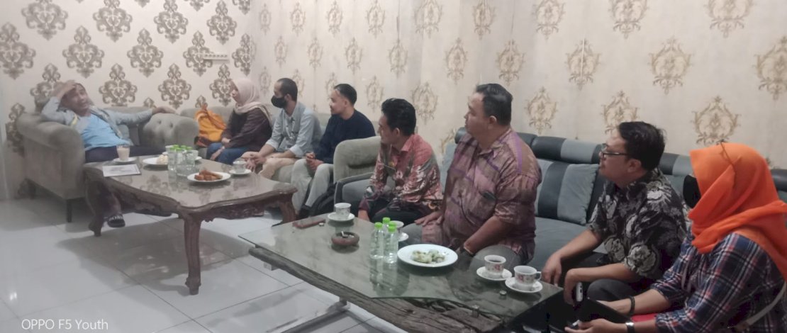 Pokja HIV saat menemui Ketua DPRD Kota Makassar, Rudianto Lallo.