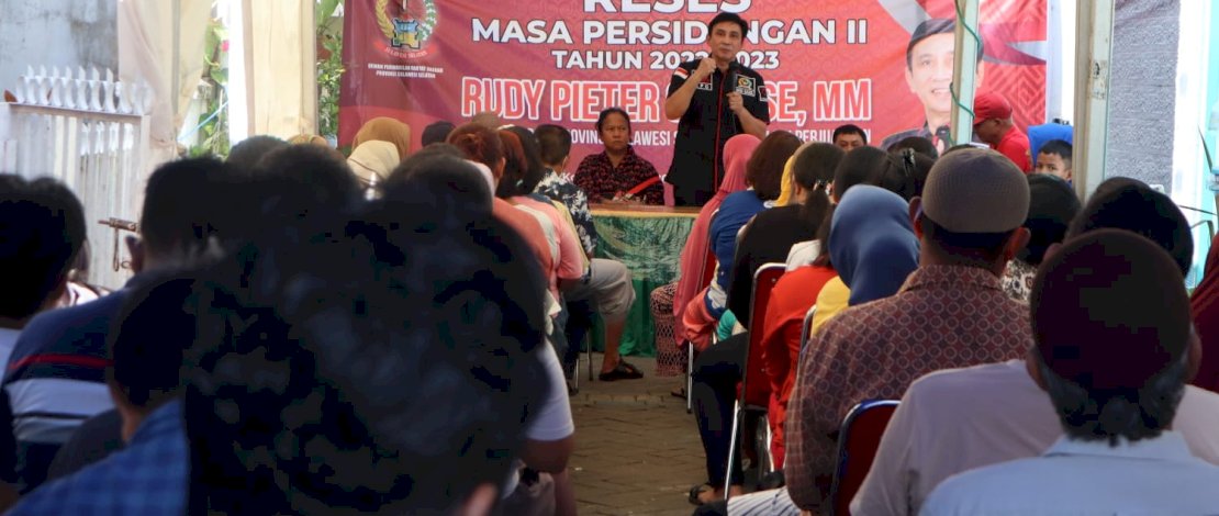 Rudy P. Goni Lakukan Reses dan Tampung Masukan serta Keluhan dari Warga Rudy P. Goni Lakukan Reses dan Tampung Masukan serta Keluhan dari Warga
