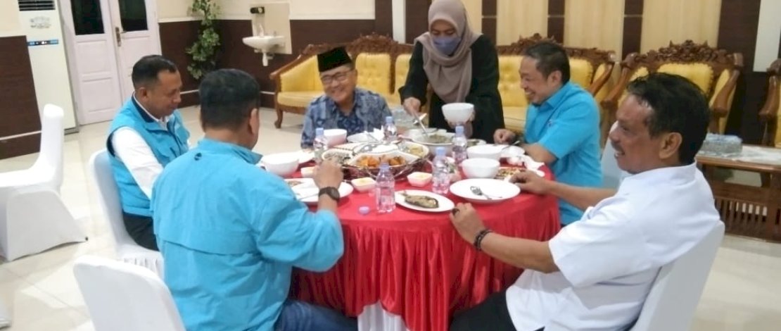 Anis Matta saat menghadiri jamuan makan malam  Walikota Palopo, Minggu (26/2/2023) malam.