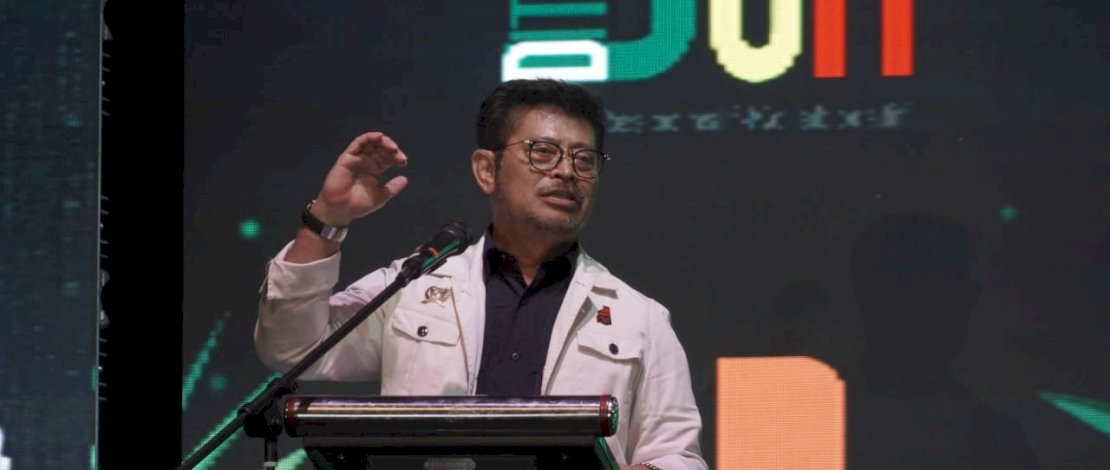 Mentan SYL saat membuka Rapat Koordinasi Sawit Nasional, dengan tema menjaga resiliensi perkebunan Indonesia 2023 dan akselerasi peremajaan sawit rakyat, Senin, 27 Februari 2023.