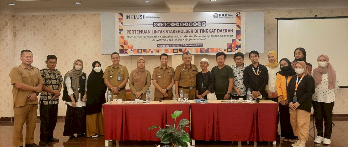 PKBI Sulsel mengadakan pertemuan lintas stakeholder di tingkat daerah, yang berlangsung di Grand Town Hotel Maros, kemarin, Senin, 27 Februari 2023.