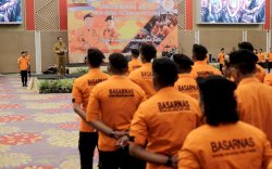 Pj Sekprov Sulsel Pimpin Upacara Peringatan HUT Basarnas Ke-51 Tahun 