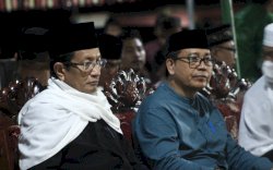 Bersama Imam Besar Masjid Istiqlal Jakarta, Wabup Suaib Hadiri Peringatan Isra&rsquo; Mi&rsquo;raj di Malangke